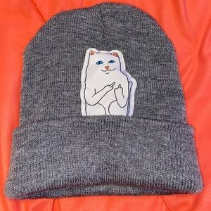 Grey Ripndip beanie